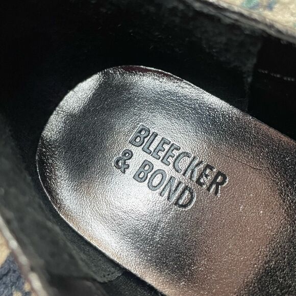 Bleeker & Bond Leigh Black Monk Strap Loafers 7.5 - Picture 8 of 9